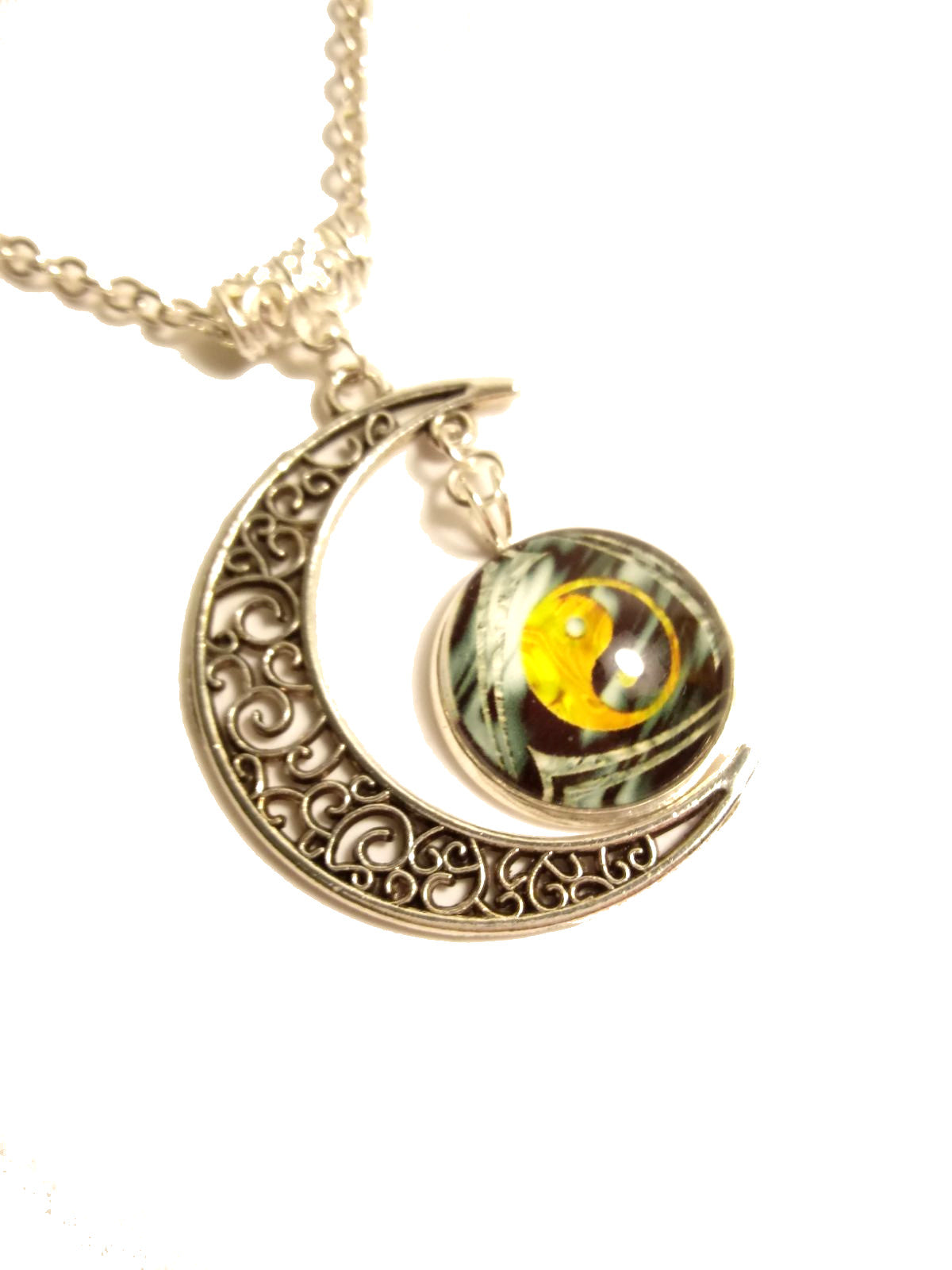 Yin Yang Fire Element Necklace