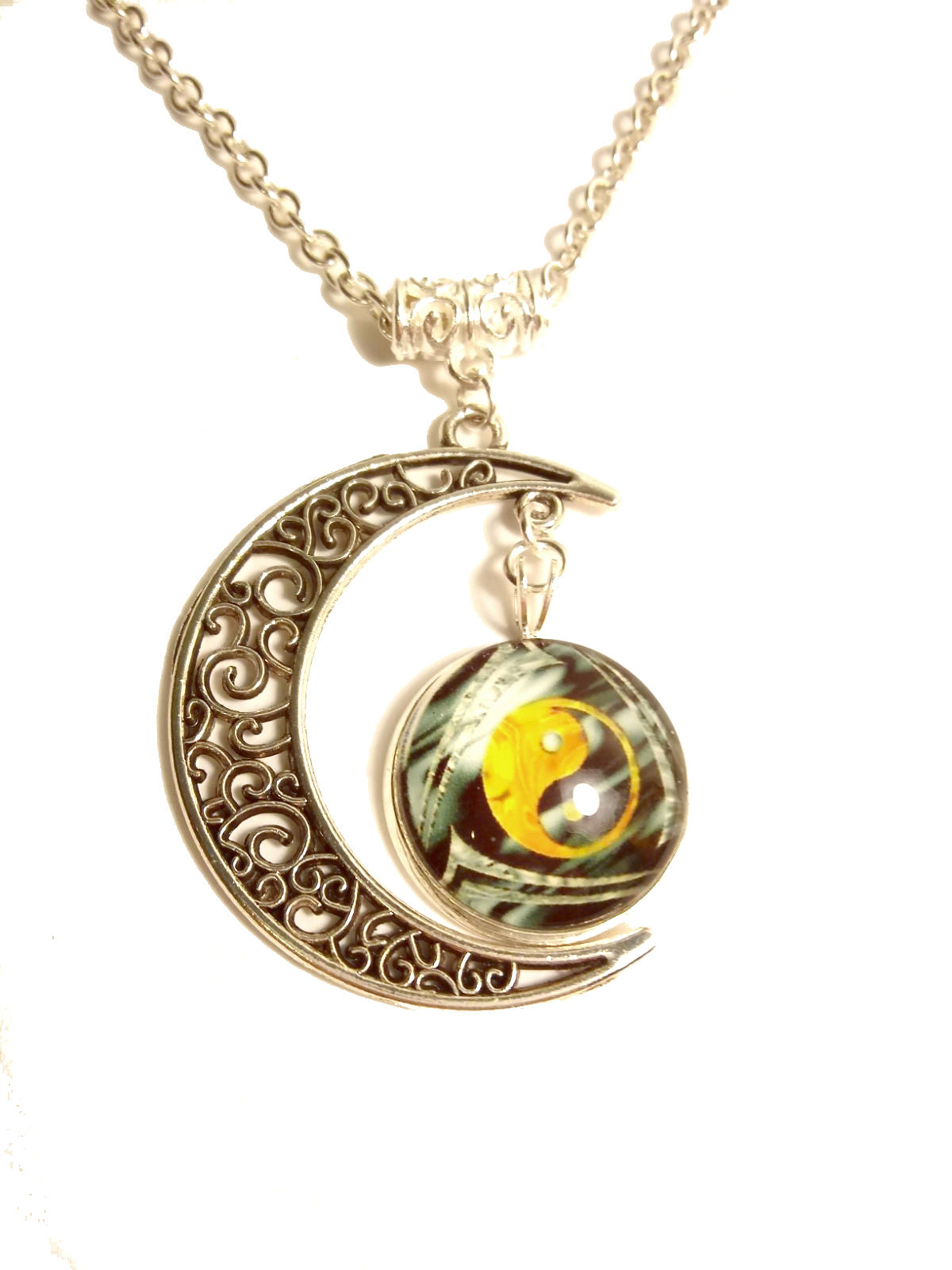 Yin Yang Fire Element Necklace