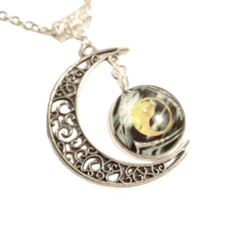 Yin Yang Fire Element Necklace