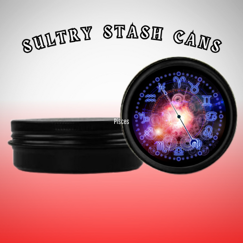 ZODIAC Stash Tin - Round Storage Container