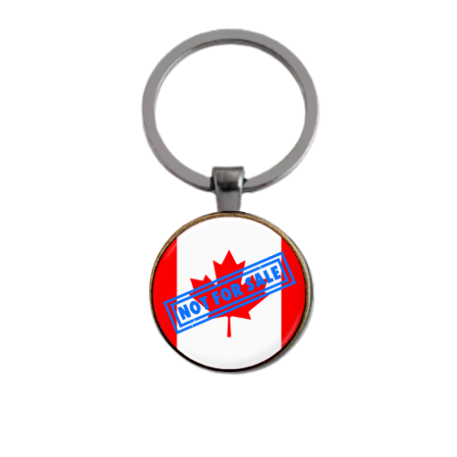 Canada Is Not For Sale Custom Key Ring