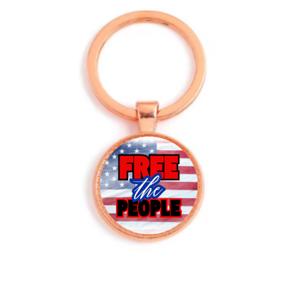 FREE THE PEOPLE Custom Keychain