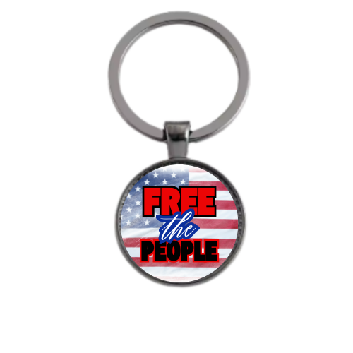 FREE THE PEOPLE Custom Keychain