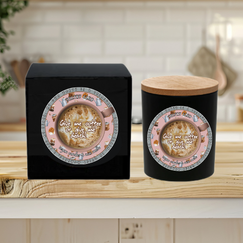 Give Me Coffee Or Give Me Death Candle