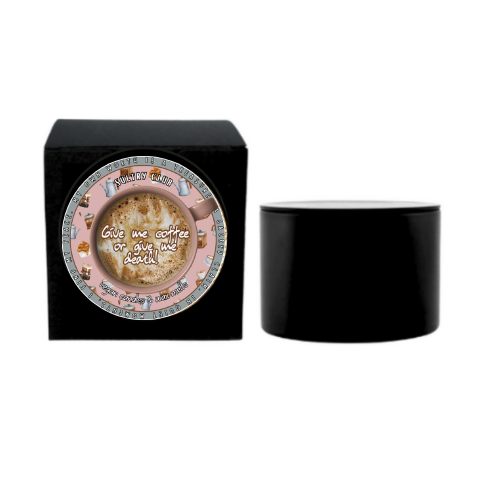 Give Me Coffee Or Give Me Death Candle