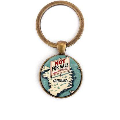 GREENLAND IS NOT FOR SALE Custom Keychain