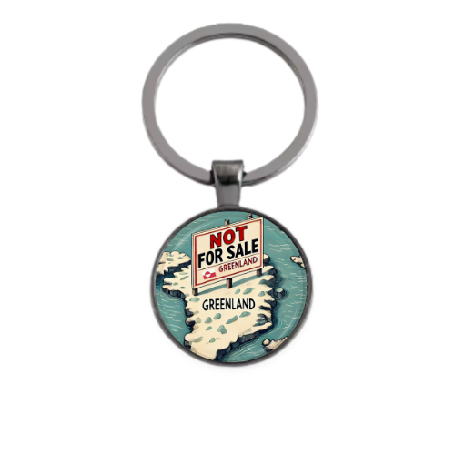 GREENLAND IS NOT FOR SALE Custom Keychain