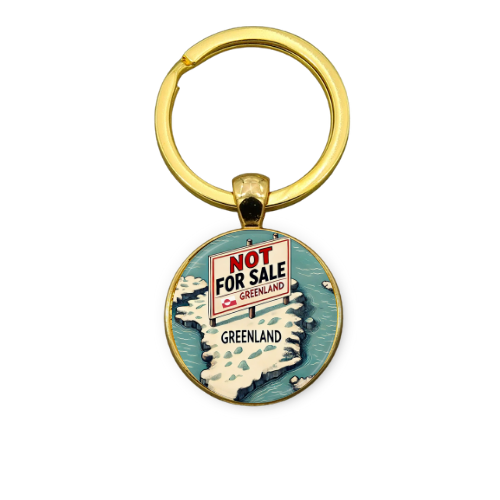 GREENLAND IS NOT FOR SALE Custom Keychain