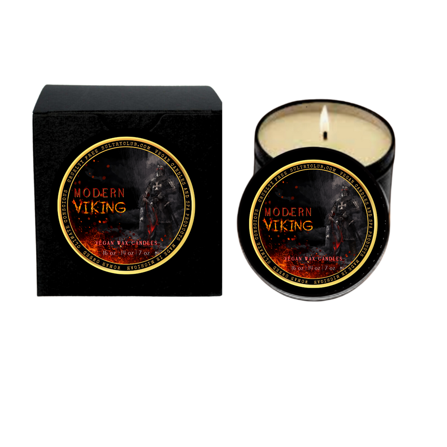 Modern Viking Candle