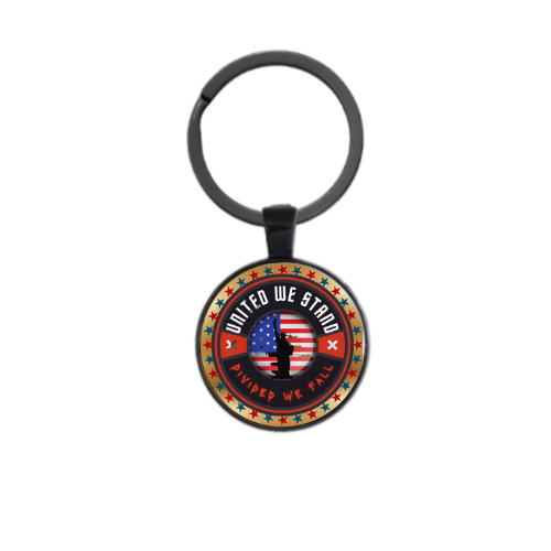 UNITED WE STAND Style 1 Custom Keychain
