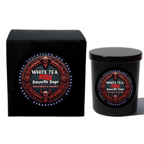 WHITE TEA & SMOOTH SAGE VEGAN CANDLE