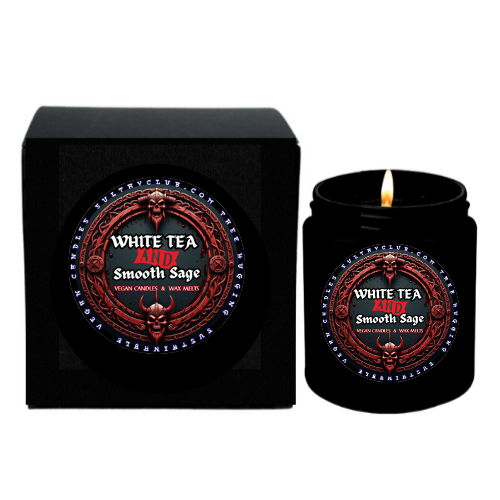 WHITE TEA & SMOOTH SAGE VEGAN CANDLE