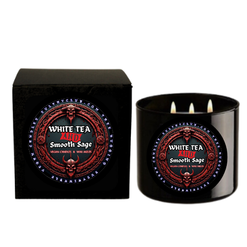 WHITE TEA & SMOOTH SAGE VEGAN CANDLE