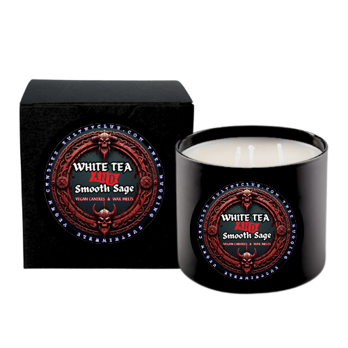 WHITE TEA & SMOOTH SAGE VEGAN CANDLE