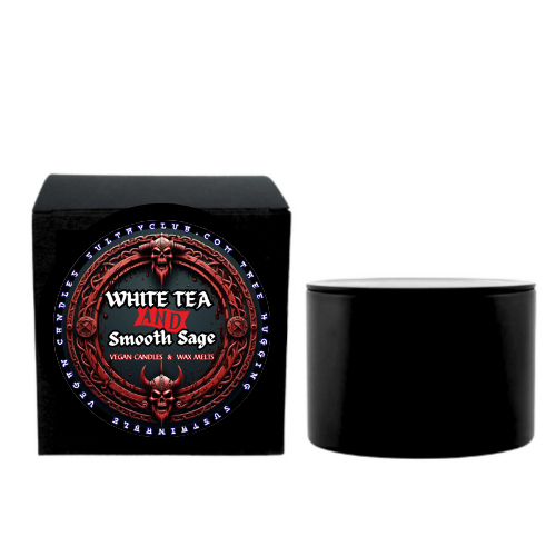 WHITE TEA & SMOOTH SAGE VEGAN CANDLE