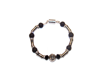 Luxe Lion Head Beaded Bracelet