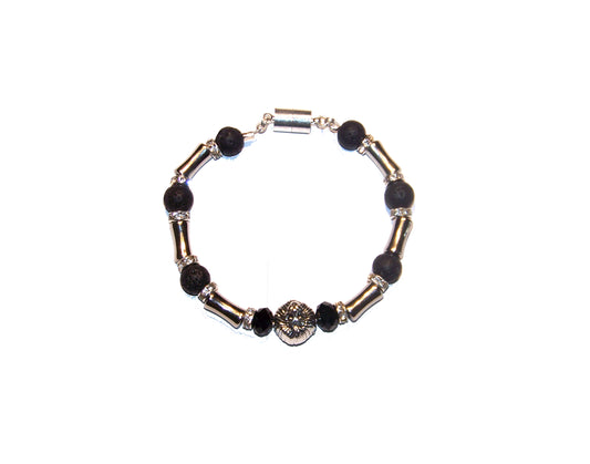 Luxe Lion Head Beaded Bracelet