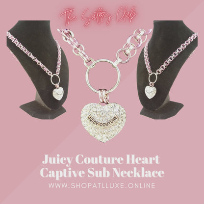 Juicy Couture Heart Captive Discreet Sub Necklace