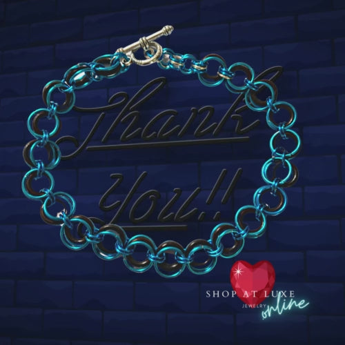 Thin Blue Line Stretch Armlet/Bracelet