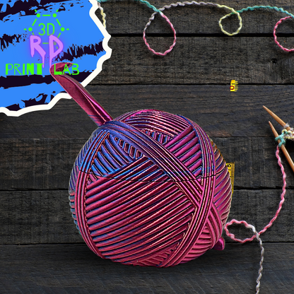 ADORABLE YARN BOWL WITH COVER 3D PRINT