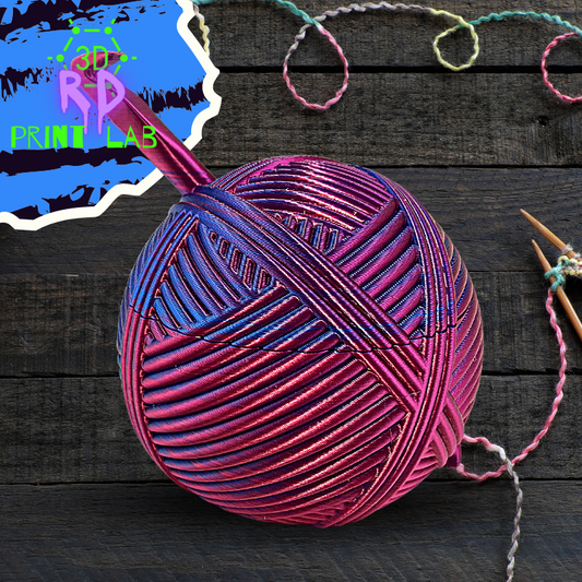 ADORABLE YARN BOWL WITH COVER 3D PRINT