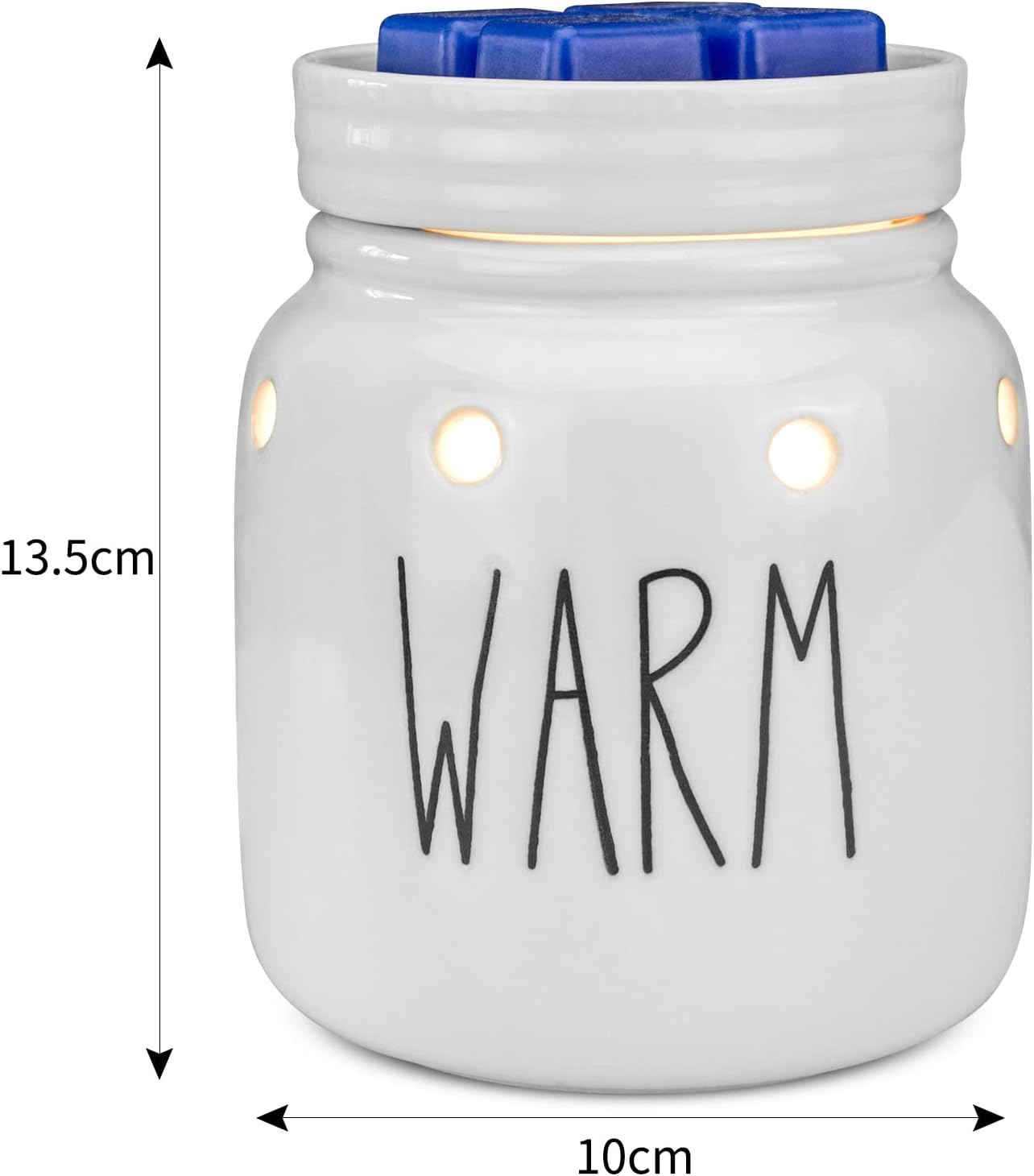 STAR MOON Cute Wax Warmer Wax Melter for Scented Wax Candle Warmer for Wax Melt with One More Bulb Removable Dish Home Decor Home Fragrance Ice Cream Decor Ideal Gift (Sweet Ice Cream)