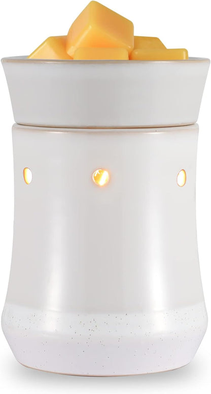 Metal Wax Warmer Electric,Wax melt Warmer,Candle Wax Burner, Candle Warmer,Candle Melter,for Home Office Décor and Gifts for Holiday（Moon/Flower Fairy）…
