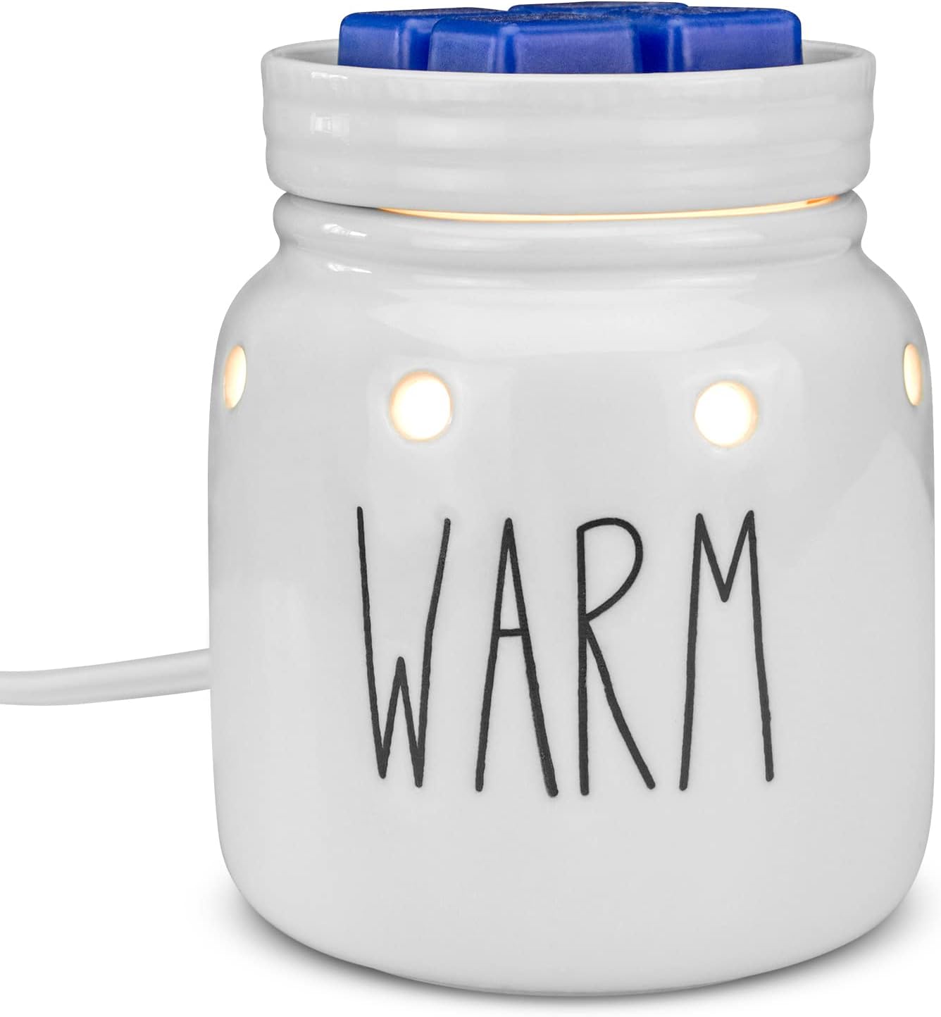 STAR MOON Cute Wax Warmer Wax Melter for Scented Wax Candle Warmer for Wax Melt with One More Bulb Removable Dish Home Decor Home Fragrance Ice Cream Decor Ideal Gift (Sweet Ice Cream)