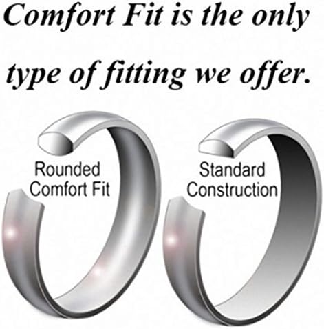 King Will Basic 3MM/5MM/7MM/9MM Silver/Black Titanium Ring Wedding Band for Men Women Brushed/Matte Comfort Fit Couple Ring