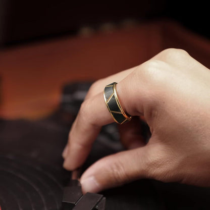 King Will 8mm Men's Tungsten Carbide Silver/Gold/Rose Gold Ring Gold Domed High Polished/Grooved/Faceted/Sandstone Sticker Inlay Step Edge Comfort Fit Wedding Ring