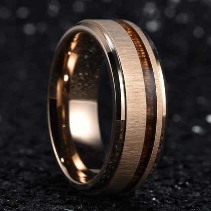 King Will 6mm 8mm Silver Rose Gold Titanium Spinner Ring Fidget Anxiety Ring for Men High Polished Dice Pattern/Lord's Prayer Comfort Ring