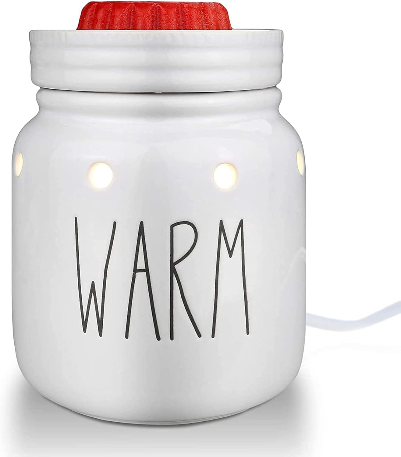 STAR MOON Cute Wax Warmer Wax Melter for Scented Wax Candle Warmer for Wax Melt with One More Bulb Removable Dish Home Decor Home Fragrance Ice Cream Decor Ideal Gift (Sweet Ice Cream)