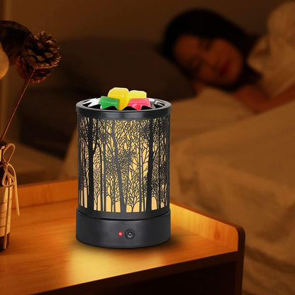 Hituiter Electric Wax Melt Warmer Fragrance Warmer for Scented Wax Melts Classic t Design Home Accessories (Forest animals)