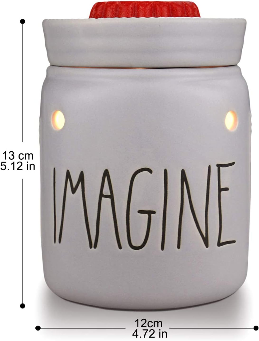 STAR MOON Cute Wax Warmer Wax Melter for Scented Wax Candle Warmer for Wax Melt with One More Bulb Removable Dish Home Decor Home Fragrance Ice Cream Decor Ideal Gift (Sweet Ice Cream)