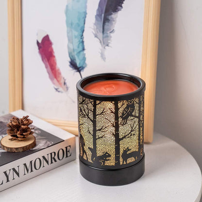 Hituiter Electric Wax Melt Warmer Fragrance Warmer for Scented Wax Melts Classic t Design Home Accessories (Forest animals)