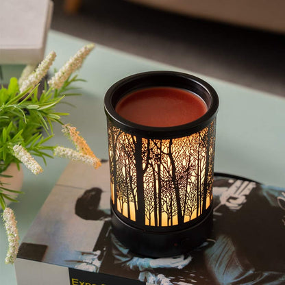 Hituiter Electric Wax Melt Warmer Fragrance Warmer for Scented Wax Melts Classic t Design Home Accessories (Forest animals)