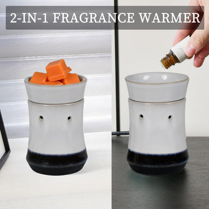 Metal Wax Warmer Electric,Wax melt Warmer,Candle Wax Burner, Candle Warmer,Candle Melter,for Home Office Décor and Gifts for Holiday（Moon/Flower Fairy）…