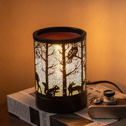 Hituiter Electric Wax Melt Warmer Fragrance Warmer for Scented Wax Melts Classic t Design Home Accessories (Forest animals)