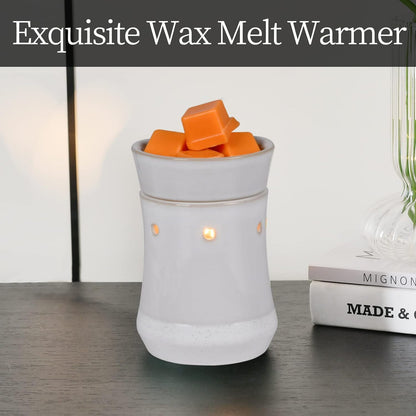 Metal Wax Warmer Electric,Wax melt Warmer,Candle Wax Burner, Candle Warmer,Candle Melter,for Home Office Décor and Gifts for Holiday（Moon/Flower Fairy）…