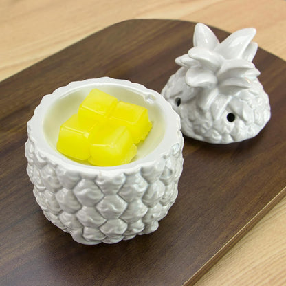 STAR MOON Ceramic Skull Wax Melt Warmer Electric Scentsy Warmer Home Fragrance Oil Diffuser Wax Melter Burner for Home Decor/Office/Living Room,Ideal Gifts,Two Bulbs Packed- Resurgent Skull