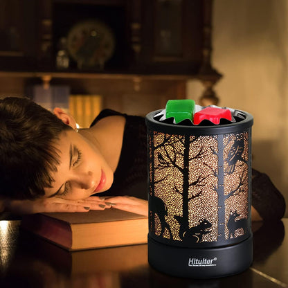 Hituiter Electric Wax Melt Warmer Fragrance Warmer for Scented Wax Melts Classic t Design Home Accessories (Forest animals)