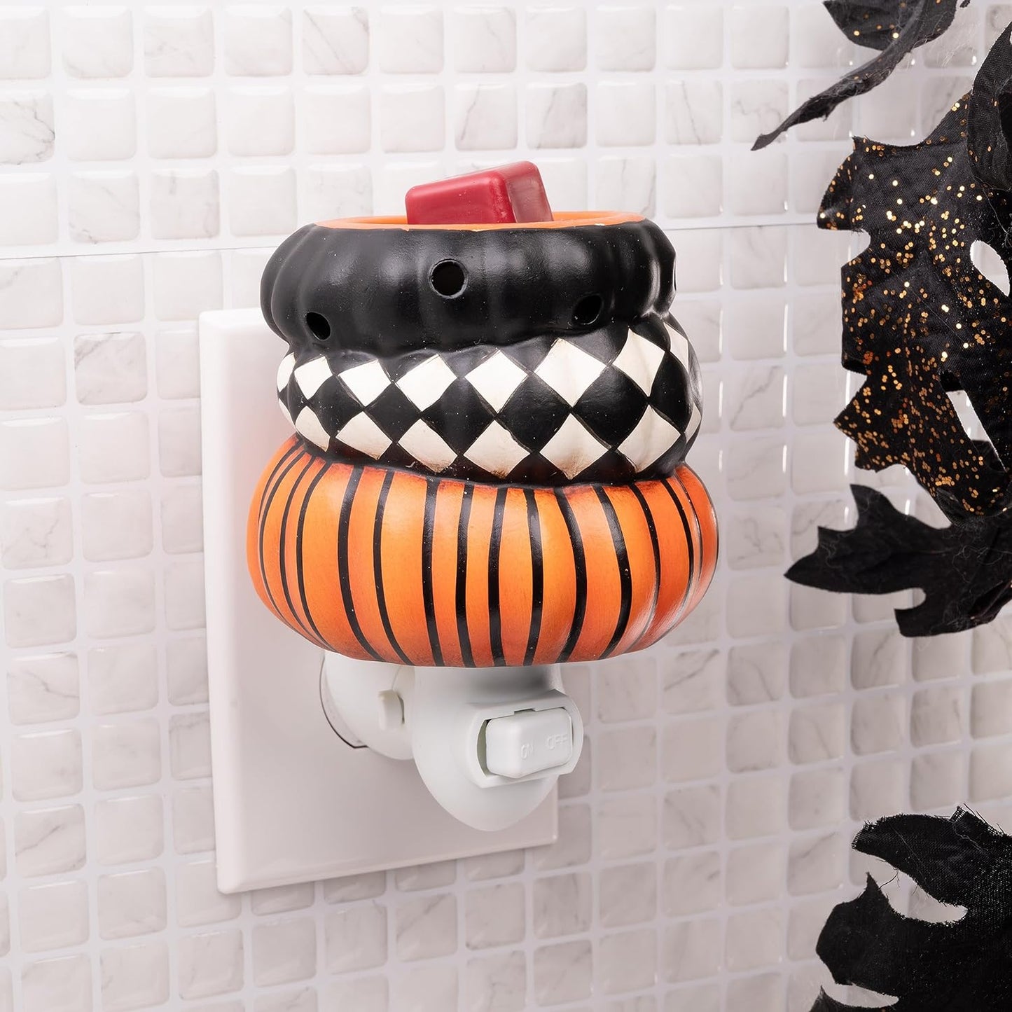 Scentsationals Day of The Dead Collection Scented Wax Cube Warmer Wax Melt Fragrance Melter - Electric Home Air Freshener Home Decor Candle Replacement Dia de Los Muertos Decorations Corona De Flores