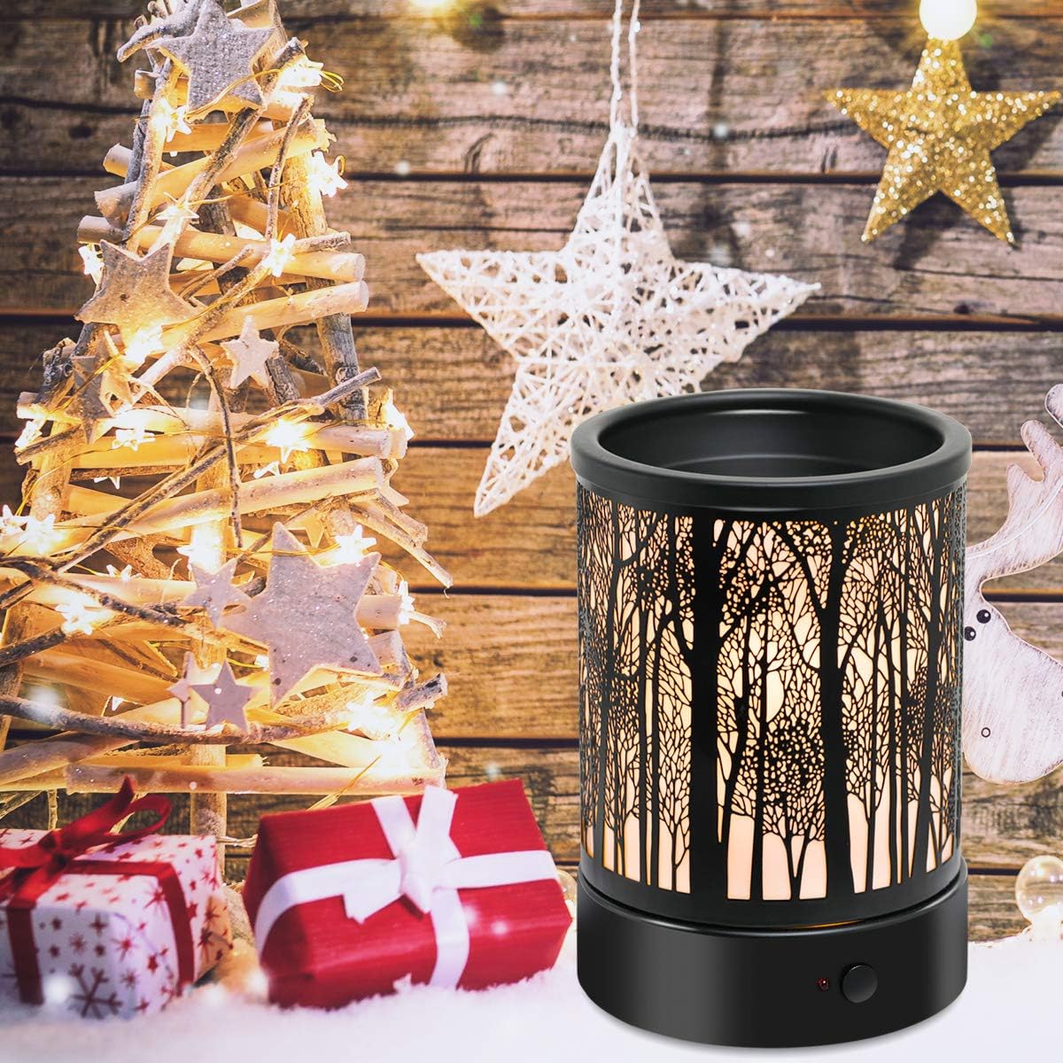 Hituiter Electric Wax Melt Warmer Fragrance Warmer for Scented Wax Melts Classic t Design Home Accessories (Forest animals)