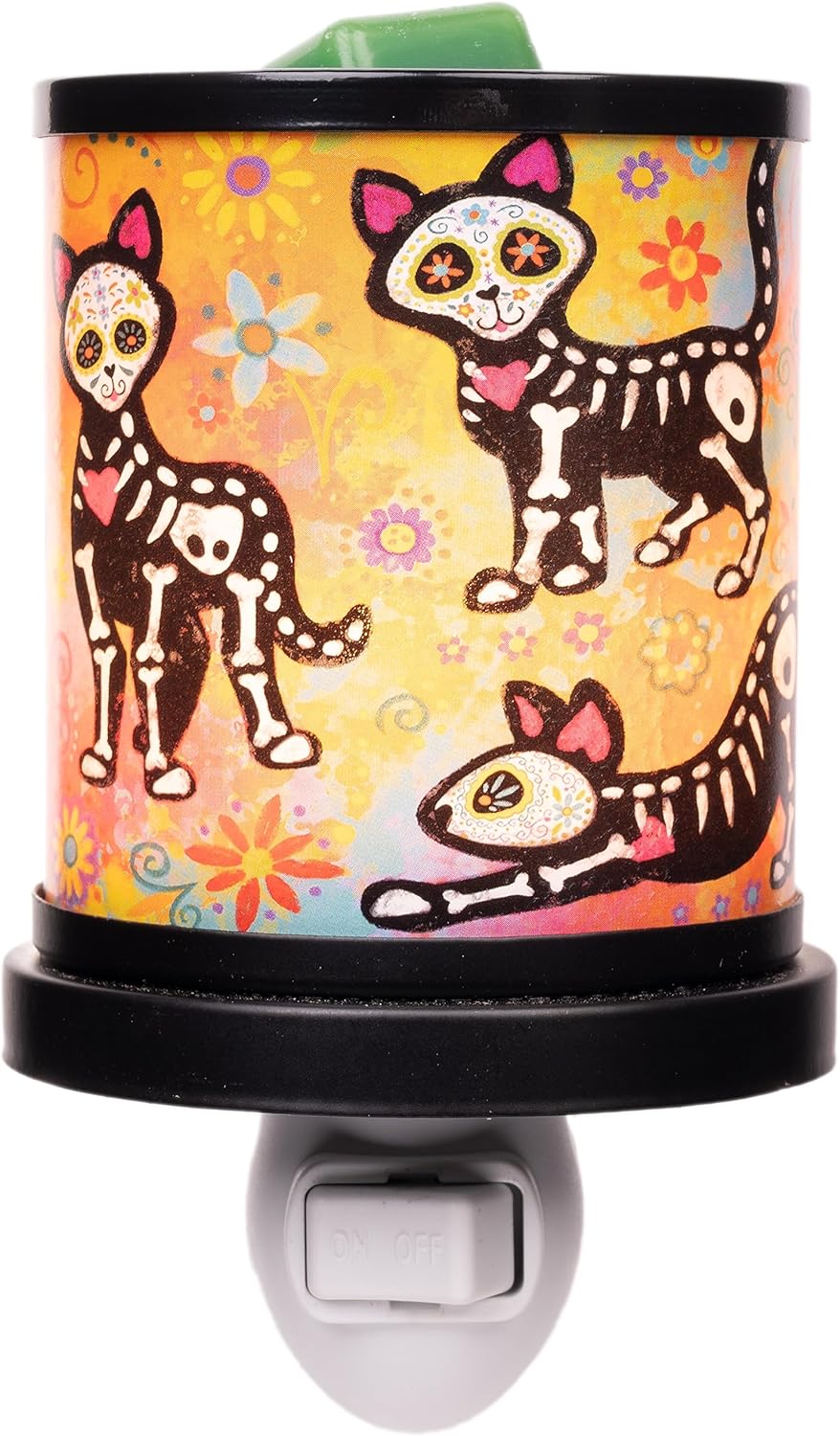 Scentsationals Day of The Dead Collection Scented Wax Cube Warmer Wax Melt Fragrance Melter - Electric Home Air Freshener Home Decor Candle Replacement Dia de Los Muertos Decorations Corona De Flores