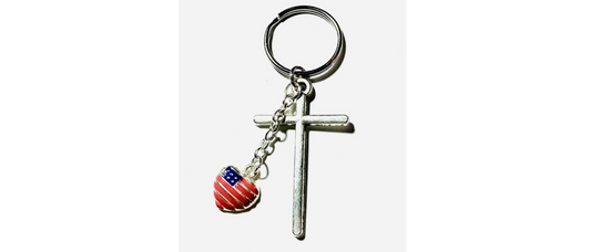 Americana Faith Custom Keyring