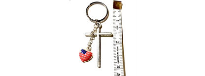Americana Faith Custom Keyring