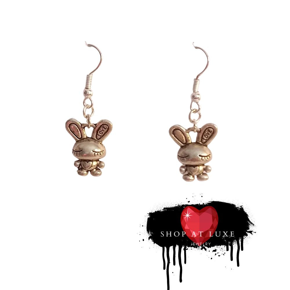 Anime Rabbit Charm Earrings