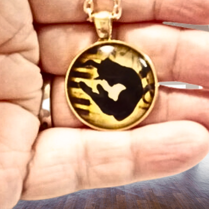 Ballet Dancer Rose Gold Necklace