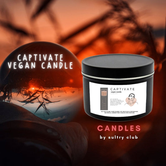 CAPTIVATE 8 Oz Vegan Candle