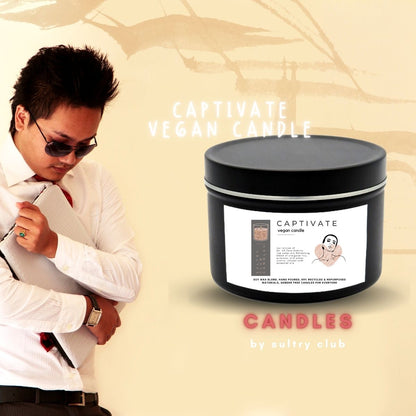 CAPTIVATE 8 Oz Vegan Candle
